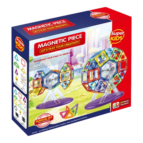 3D Magnet Building Blocks Construction Kit 73pcs